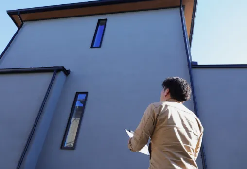 現場調査の様子